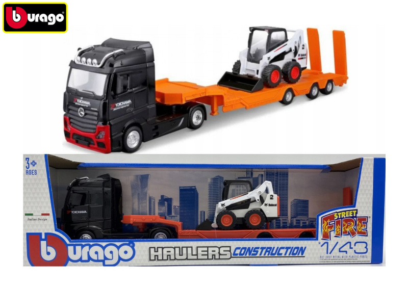 Bburago Bburago BB18 32313 Mercedes Benz Actros Gigaspace 1:43, Bobcat