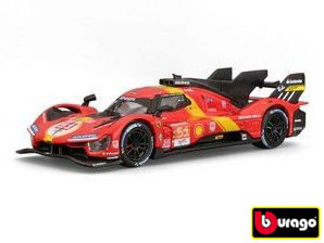 Bburago Ferrari Racing 499P LMH 2023 24H Le Mans Champion 1:43
