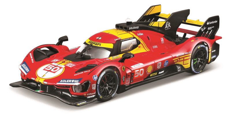 Bburago Ferrari 499P 1:43 24h Le Mans 2024 v hardcase