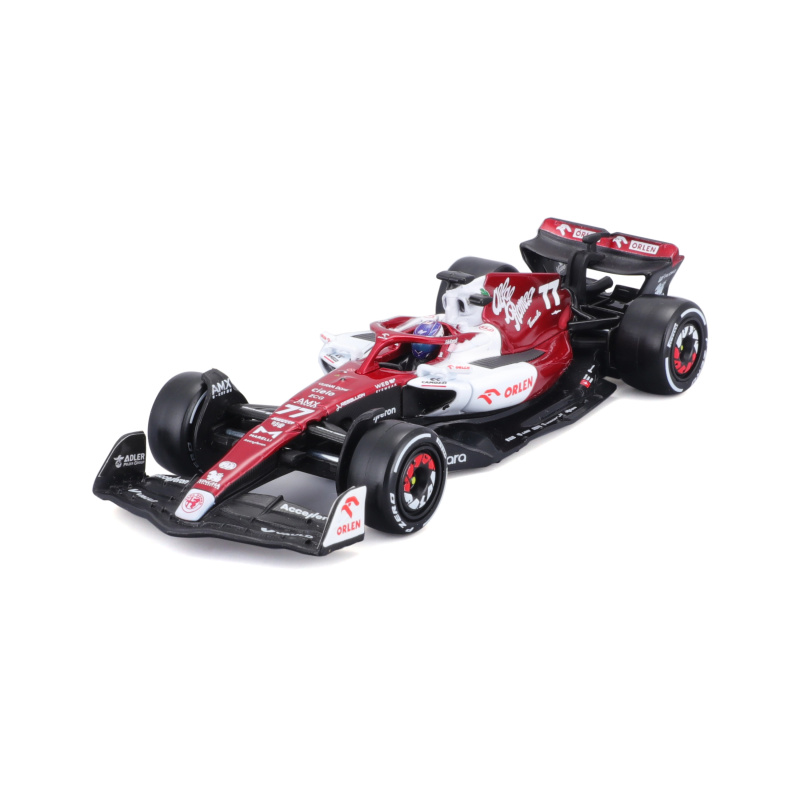 Bburago Formule F1 Alfa Romeo Orlen C42 2022 nr.77 Valtteri Botaswith driver and 1:43