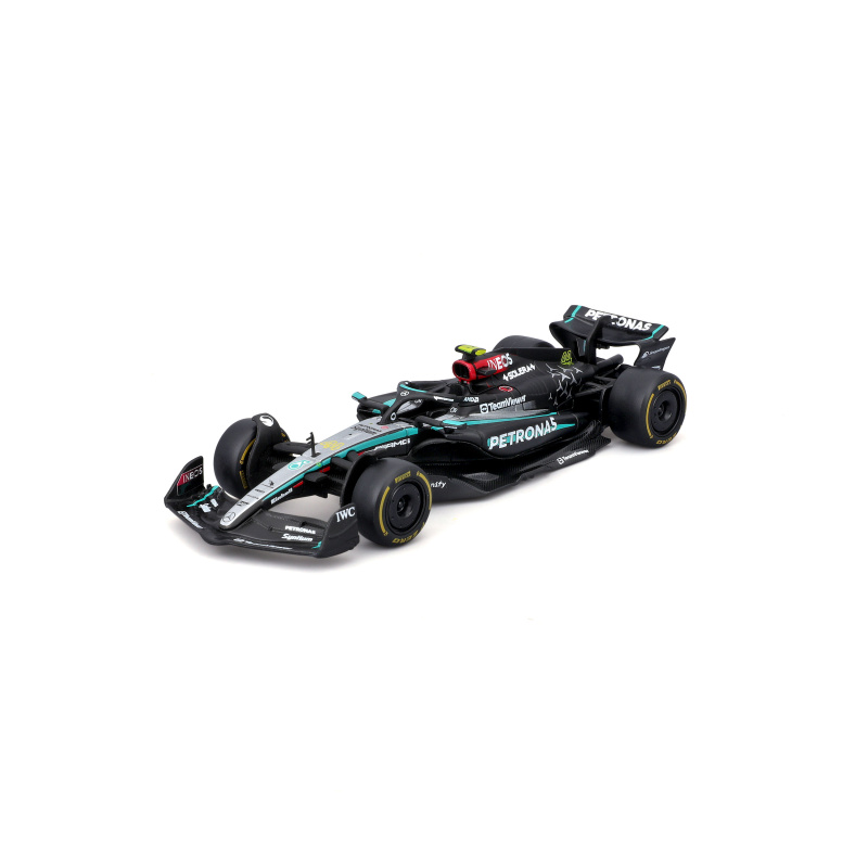 bburago 1:43 mercedes-amg f1 w15 performance 2024 lewis hamilton