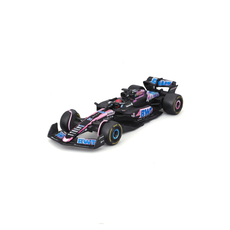 kovový model 1:43 bburago alpine a524 #31 esteban ocon s řidičem v dárkové krabičce