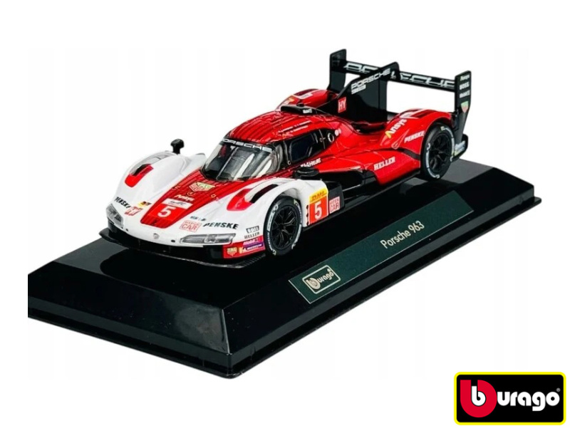 Bburago Racing Porsche 963 v dekorativní krabici 1:43