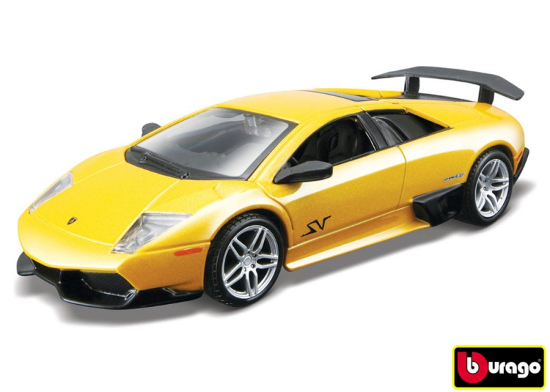 Bburago Plus Murcielago LP 670 4 SV žlutá 1:32