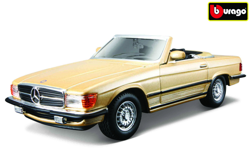 Bburago 1:32 Mercedes Benz 450 SL (1977) Gold