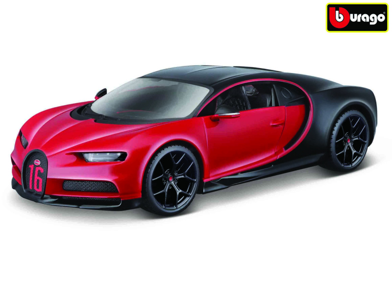 Model auta Bburago Bugatti Chiron Sport červený 1:32