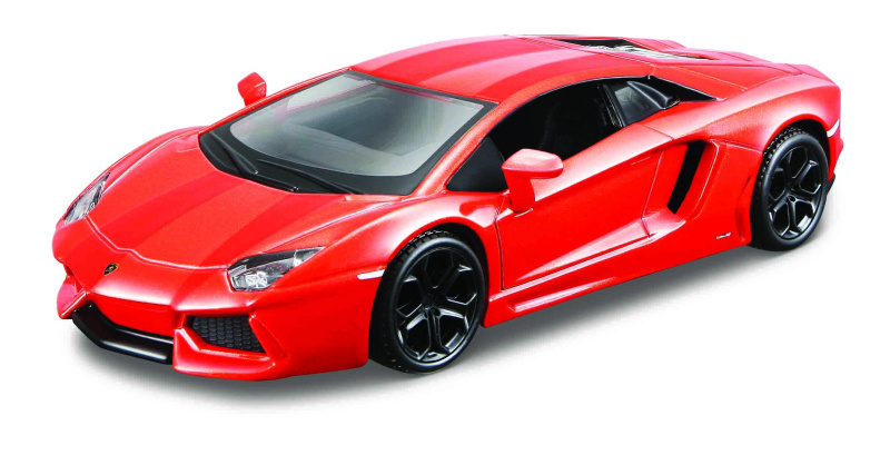 Bburago Plus Lamborghini Aventador Coupe oranžová 1:32