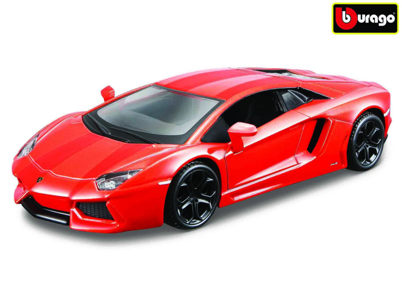 Bburago Plus Lamborghini Aventador Coupe oranžová 1:32