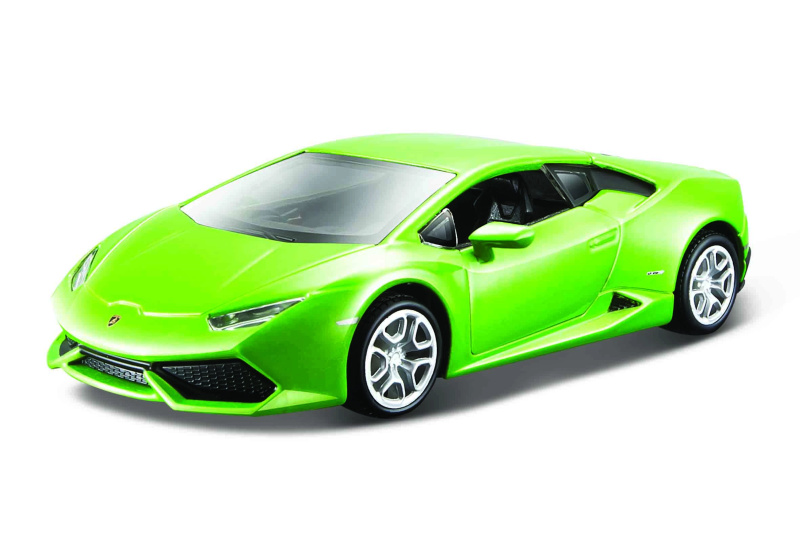 Bburago - Auta HOBBY, Lamborghini Huracan Coupé, zelená perleť, 1:32