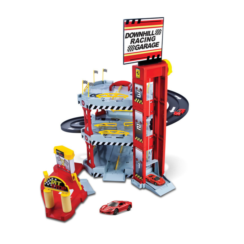 Bburago garáž downhill racing + 2 auta