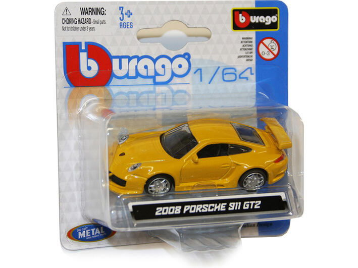Bburago Auto 7 8cm kov/plast mix druhů na kartě 1:64