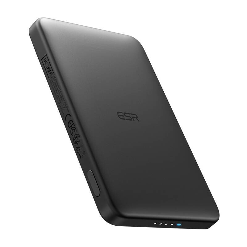 Magnetická powerbanka ESR Qi2 MagSlim 5000 mAh (černá)
