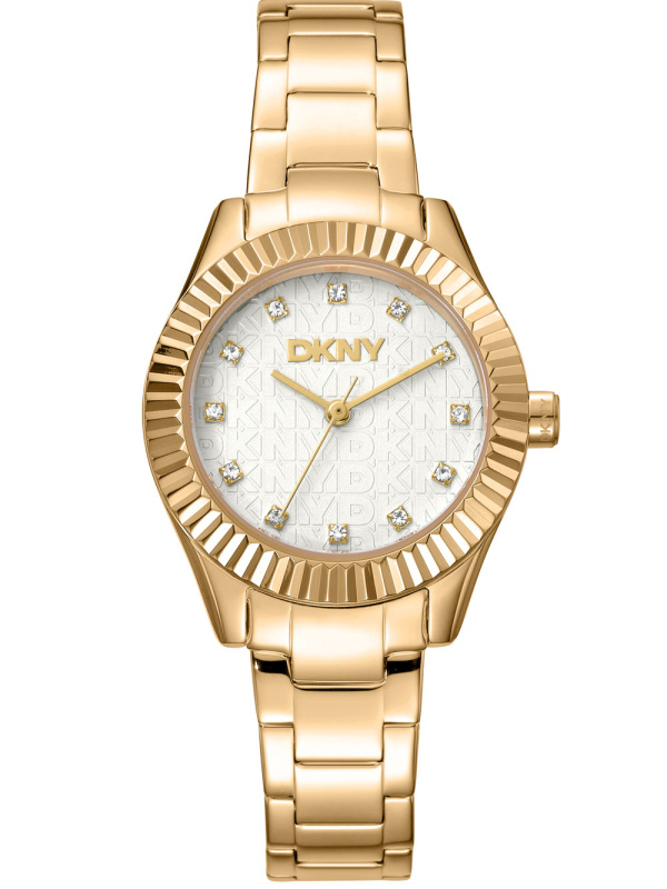 DKNY DK1L017M0055 Chambers Glitz Gold 30mm 5ATM