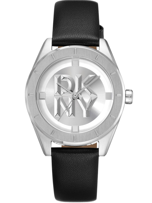 DKNY DK1L016L0015 Chambers Midi Black 34mm 5ATM