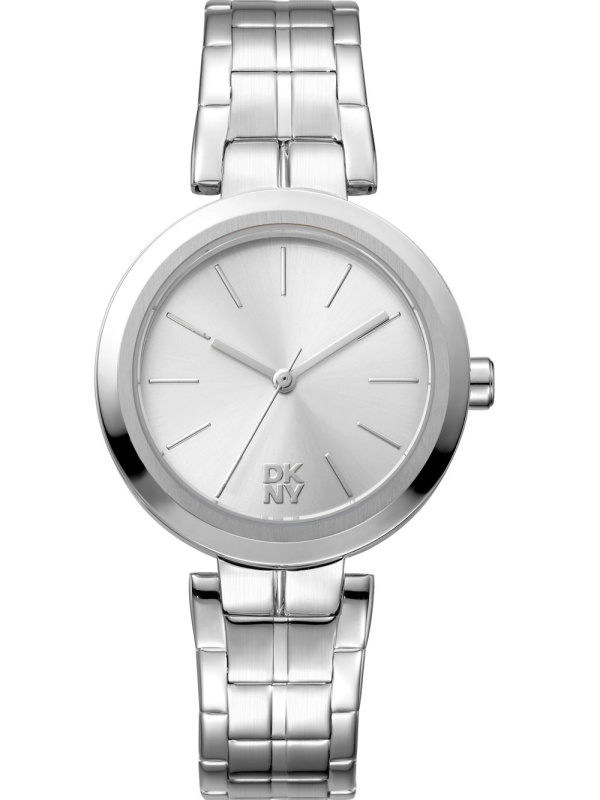 DKNY DK1L045M0035 Downtown Midi Silver 32mm 5ATM