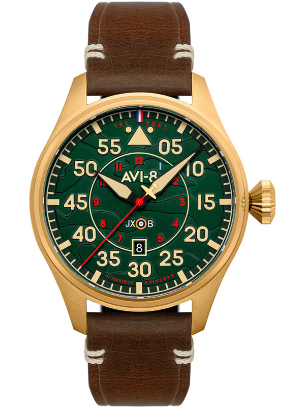 AVI-8 AV-4097-04 Pilot Hawker Hurricane Automatic 46mm