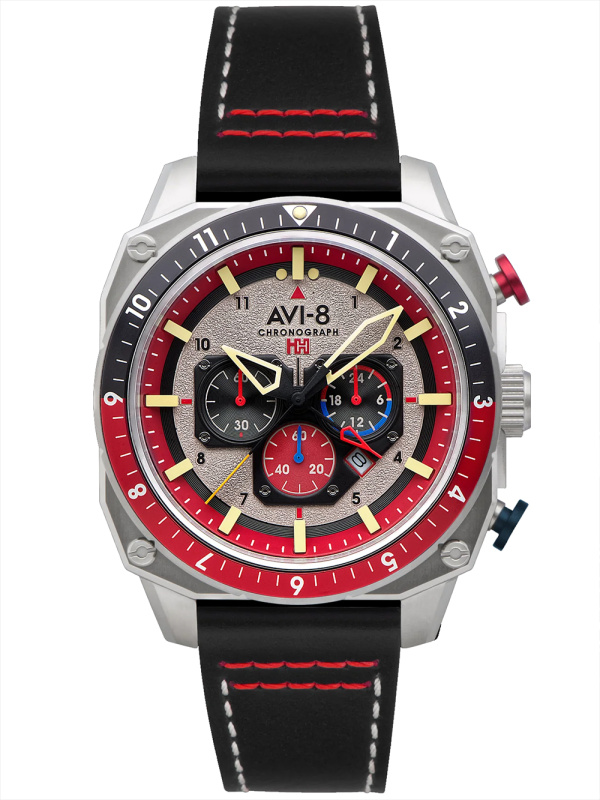 AVI-8 AV-4100-03 Hawker Hunter Dual Time Chronograph 43mm 5ATM