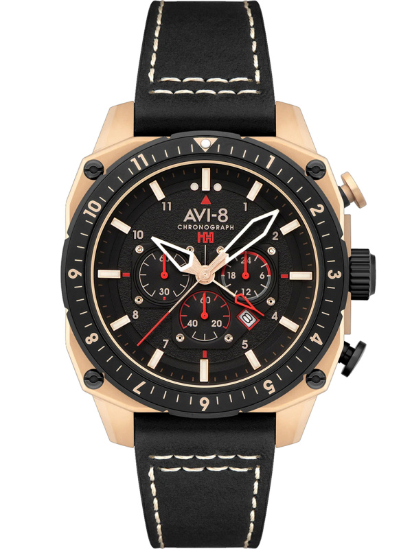 AVI-8 AV-4100-06 Hawker Hunter Dual Time Chronograph 43mm 5ATM