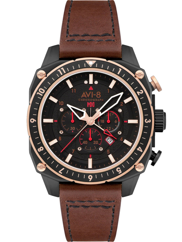 AVI-8 AV-4100-09 Hawker Hunter Dual Time Chronograph 43mm 5ATM