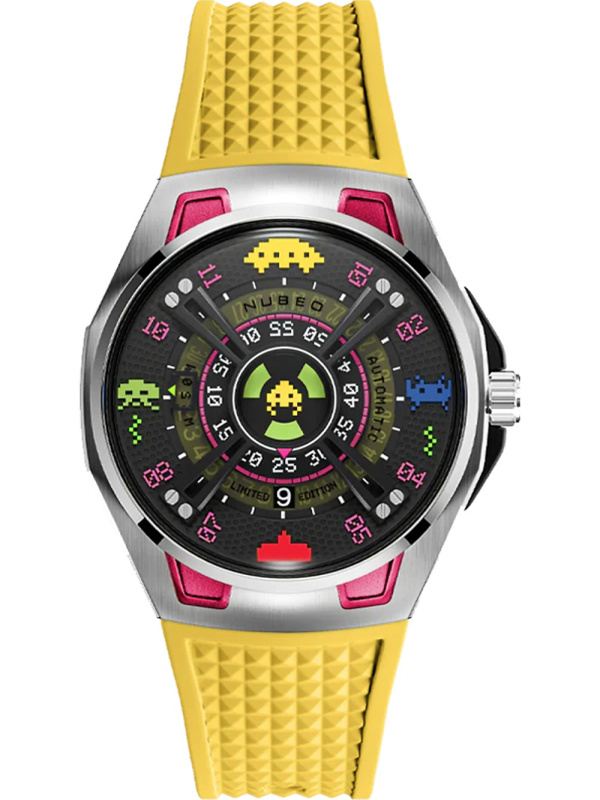 Nubeo NB-6099-SI-04 Space Invaders Limited Edition Automatic 44mm 5ATM