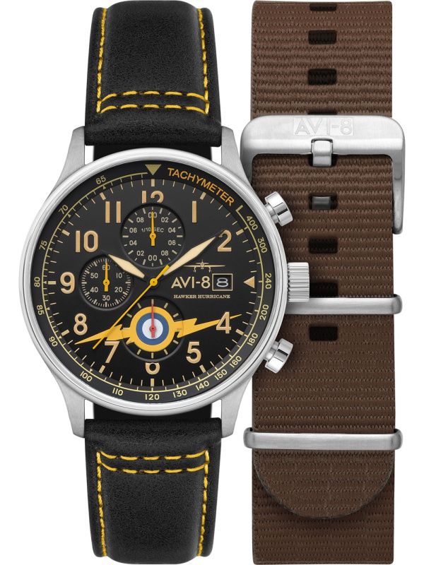 AVI-8 AV-4011-0Z Hawker Hurricane Chronograph 43 mm 5ATM