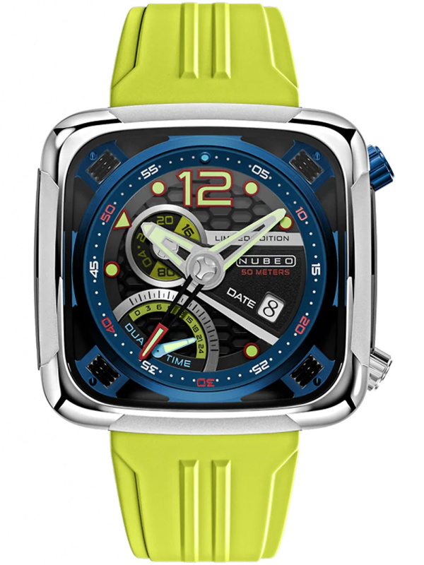 Nubeo NB-6096-01 Ecliptic Dual Time 45mm 5ATM