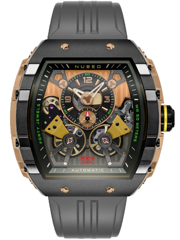 Nubeo NB-6100-06 Magellan Double Barrel Automatic 48mm 5ATM