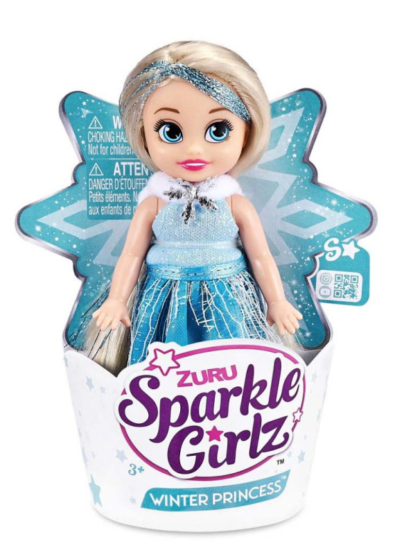Zuru sparkle girlz zimní princezna blondýnka
