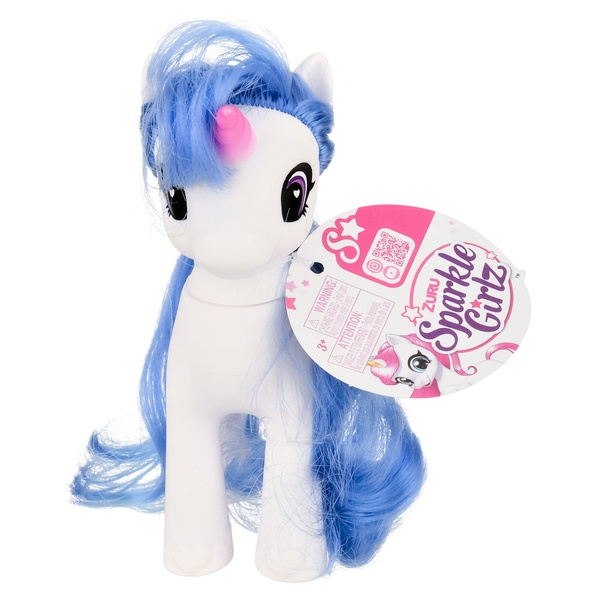 Zuru sparkle girlz jednorožec s modrou hřívou