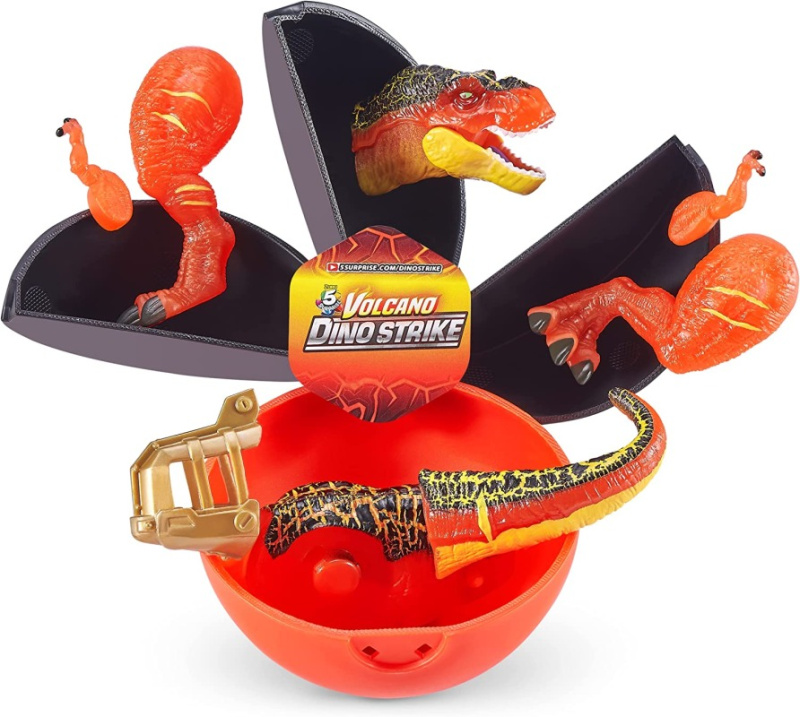 Sběratelská koule 5 Surprise Volcano Dino Strike
