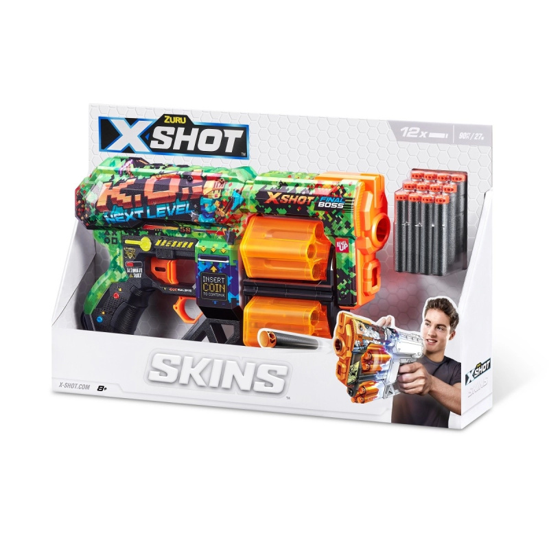 Zuru Pistole X-Shot Skins Dread + 12 šipek