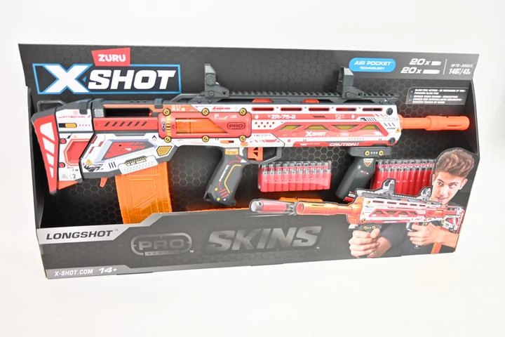 Zuru X-shot Skins longshot blaster s dostřelem 43 m