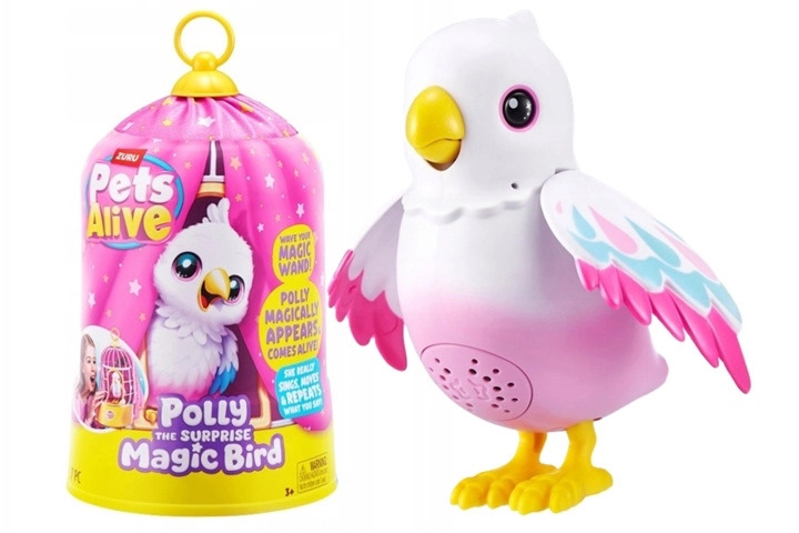 ZURU Pets Alive Polly kouzelný ptáček s překvapením