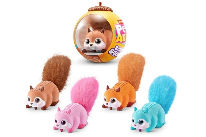 Interaktivní plyšová veverka ZURU Pets Alive Scurry’n Squirrel - 1 kus