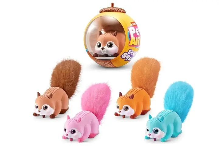 ZURU Pets Alive interaktivní veverka v překvapivé kouli - 1 kus