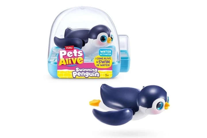 Plovoucí tučňák ZURU Pets Alive - 1 kus