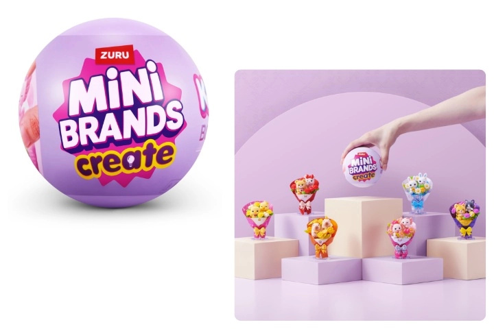 ZURU Mini Brands Create mini kawaii kytice - 1 kus