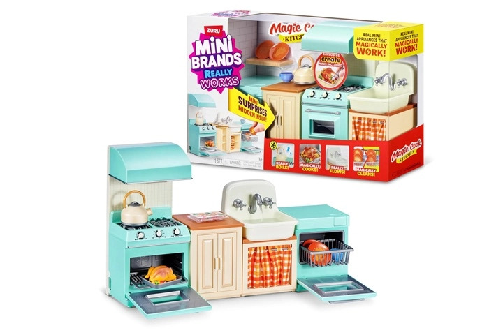 ZURU Mini Brands Magic Cook Kitchen interaktivní mini kuchyňka