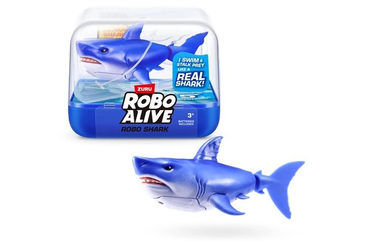 ZURU Robo Alive plovoucí modrý žralok do vody