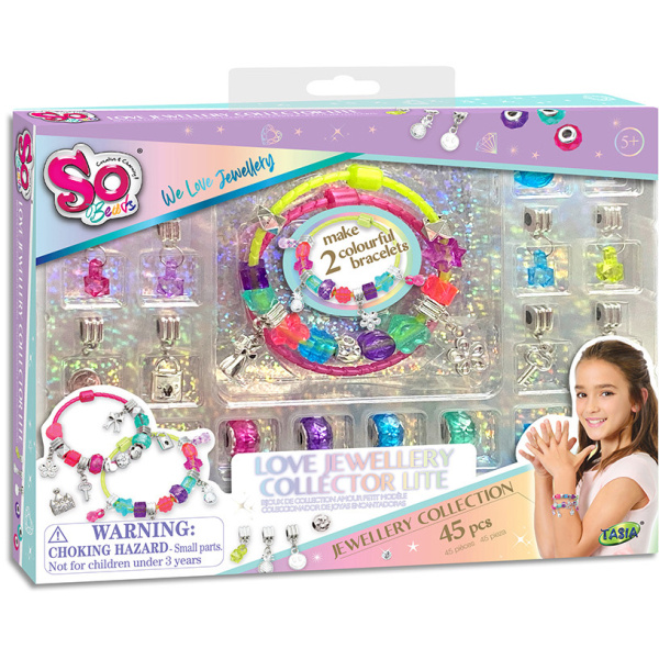 TASIA - Sada na výrobu náramků Lásky 45 ks