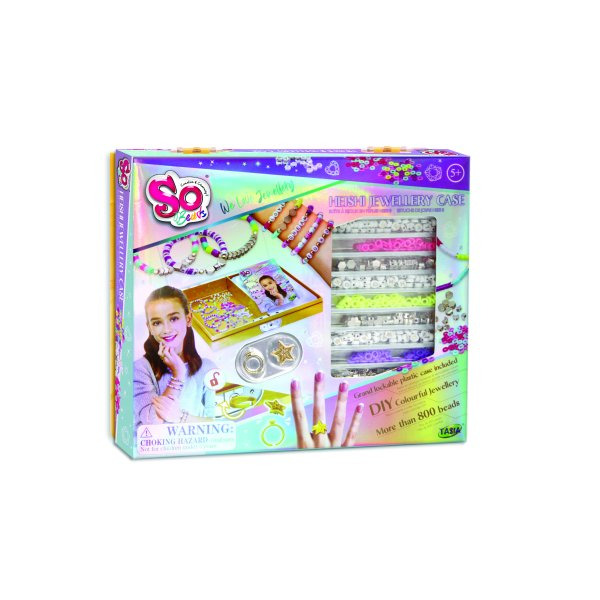 TASIA - So Beads Kreativní sada šperků: Heishi korálky v kufříku (800+ ks)