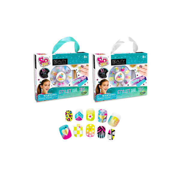 TASIA - Beauty sada nehty - Stylistická sada s glitry