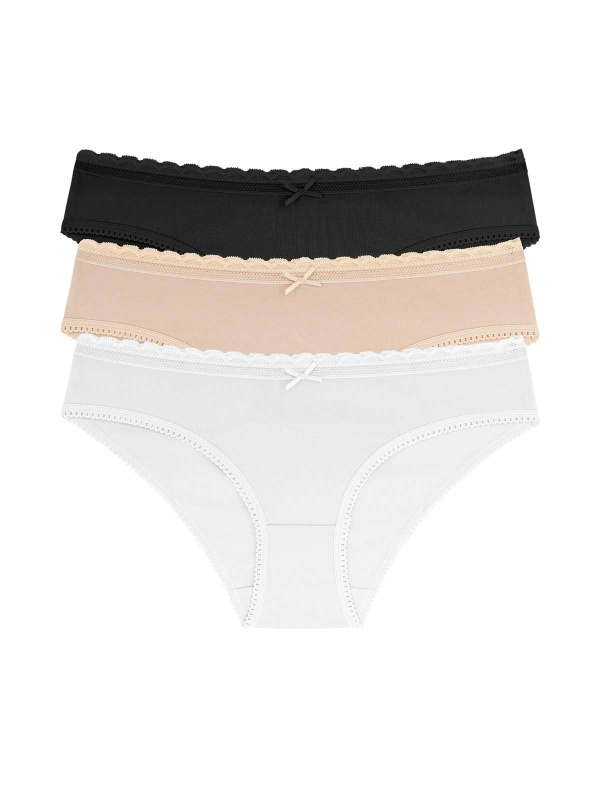 3PACK dámské kalhotky Dorina Naomi vícebarevné (D000891CO006-3X0012) L