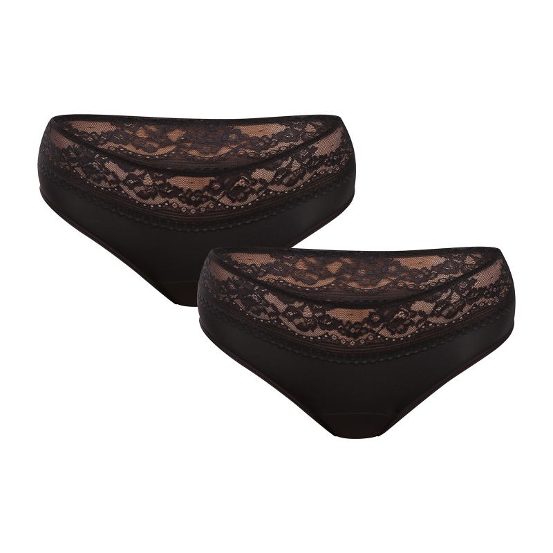 2PACK Menstruační kalhotky Dorina Eco Moon Lace Hipster (DOR004) 3XL