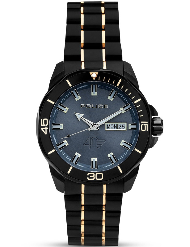Police PEWJH0030301-SET A Thornton 43mm 5ATM mit Geldbörse Limited Edition