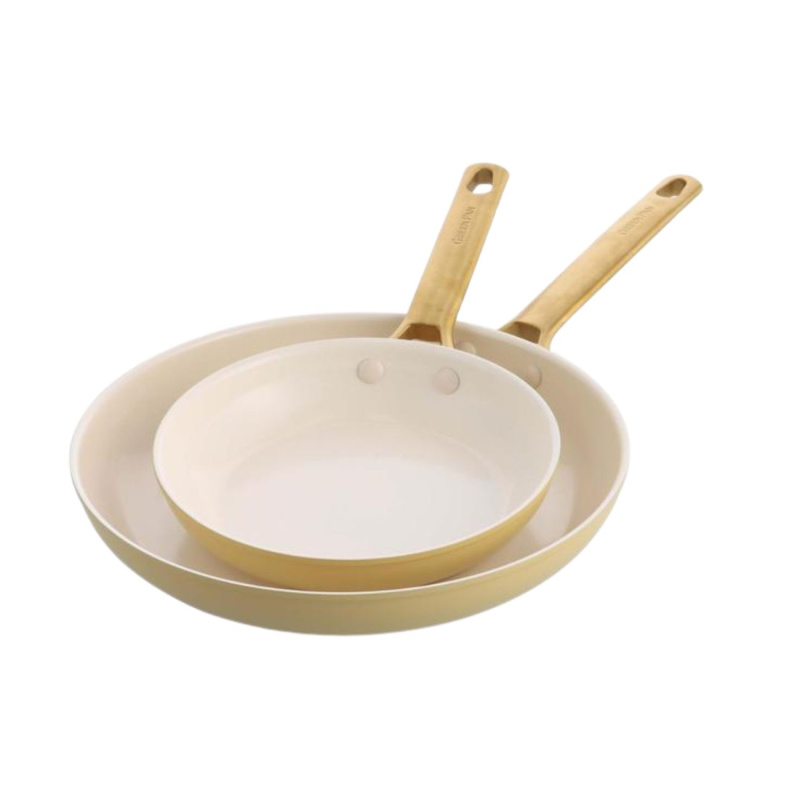 GreenPan Sada 2 nepřilnavých keramických pánví Padova 20 + 28 cm, žlutá CC006436-001