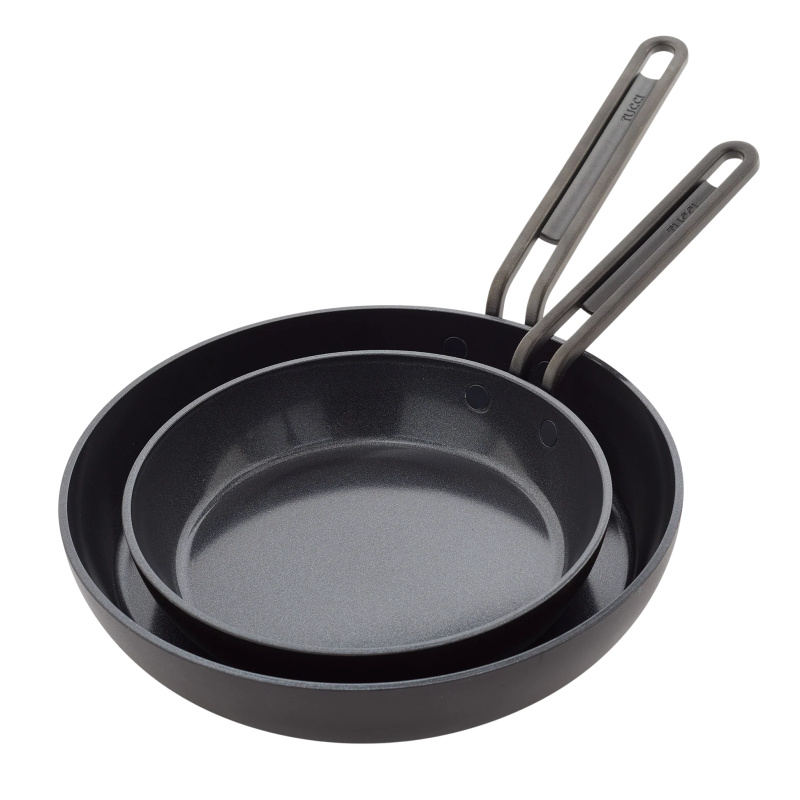 GreenPan Sada 2 nepřilnavých keramických pánví Stanley Tucci 20 + 26 cm, černá CC007810-004