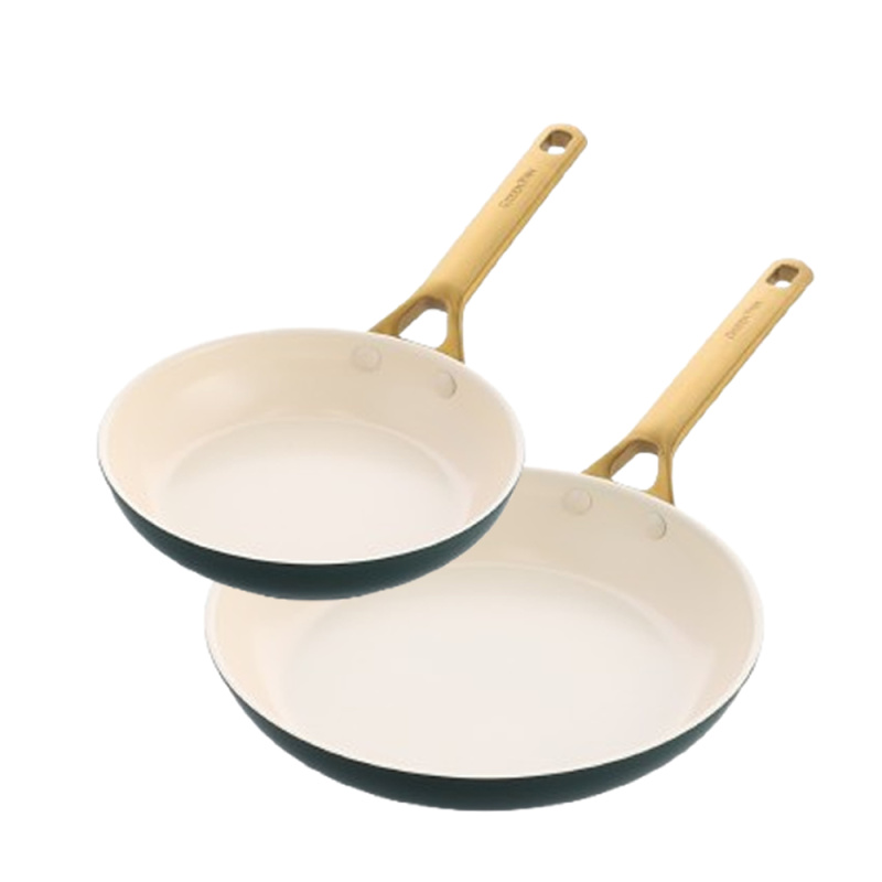 GreenPan Sada 2 nepřilnavých keramických pánví Padova 20 + 26 cm, tmavě zelená CC008815-001