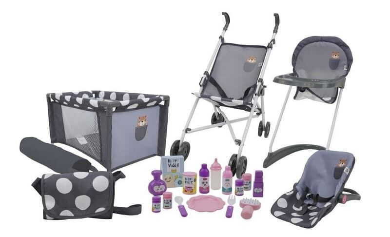 Five O Nine Crew Velký herní set potřeb pro panenky, 21 kusů - Veverka