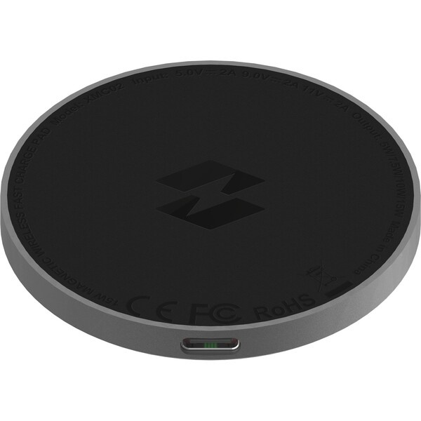 Infinix 15W magnetická bezdrátová nabíječka Tmavě šedá